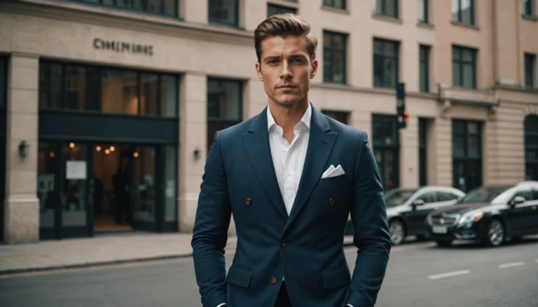 blazer croise pour homme