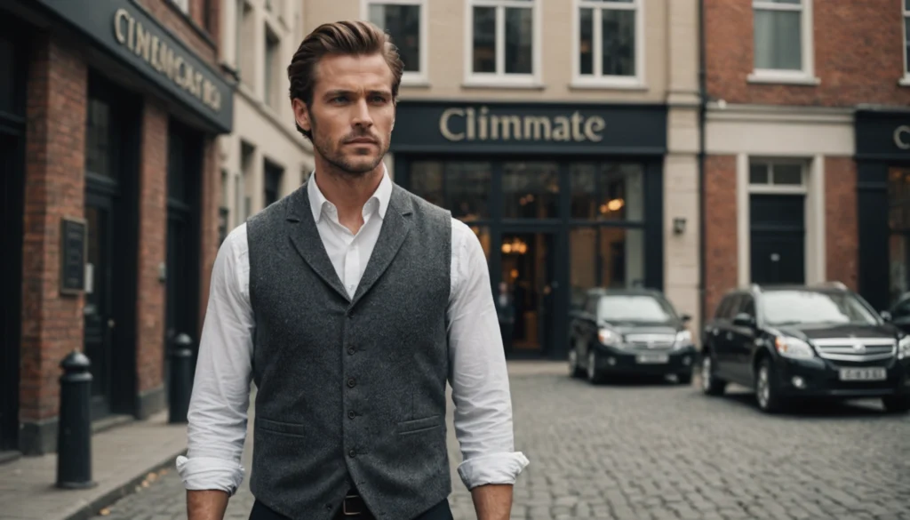 gilet sans manche laine homme