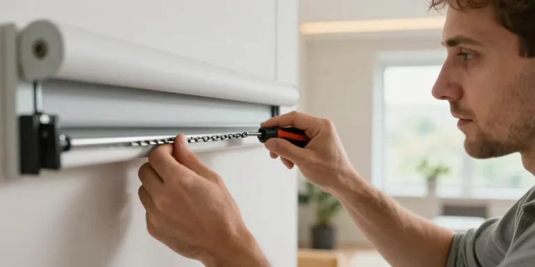 comment réparer un store enrouleur manuel